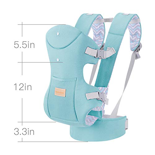 TIANCAIYIDING Ergonomic Baby Carrier,Soft & Breathable Baby Carriers Backpack Front and Back for Infants to Toddlers Up to 44 lbs