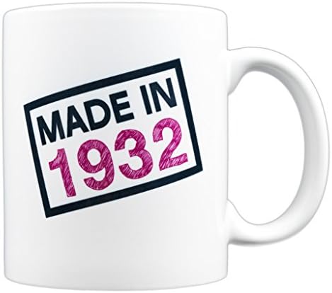 EverMug Made in 1932 - 86th Birthday Gift Mug - 11 oz. White Coffee Mug
