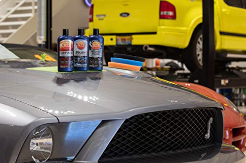 303 PRODUCTS COMPOUND – REMOVES PAINT DEFECTS AND RESTORES CLARITY – REMOVES OXIDATION AND SWIRLS – RESTORES SURFACE CLARITY – REMOVES 1500 GRIT SCRATCHES (STEP 1), 12 FL. OZ. (30705)