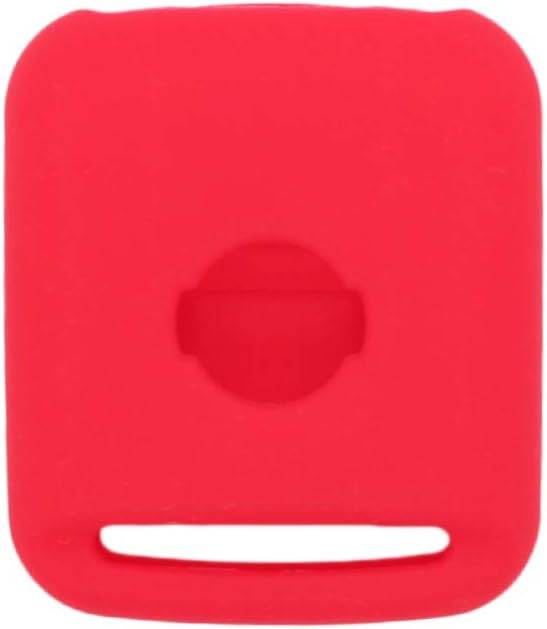 BROVACS Silicone Cover Protector Case Holder Skin Jacket Compatible with NISSAN 2 Button Remote Key Fob CV9502 Red - Image 3