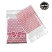 300 Pcs 3.2 x 3.8 inches Cute Self-adhesive Gift Food Packing Bags Small Biscuit Bags Candy Bag OPP Bag Package Supplies (Pink)