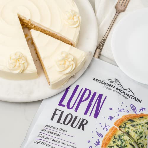 Lupin Flour (3 lb) LowCarb Flour, 2g Net Carbs Per Serving, Improve