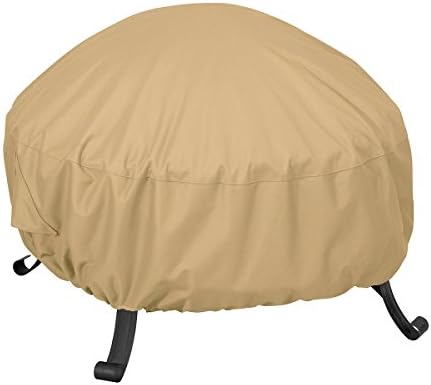 (USA Warehouse) FULL COVERAGE FIRE PIT COVER SAND - ROUND - Classic# 59902 -/PT# HF983-1754393112