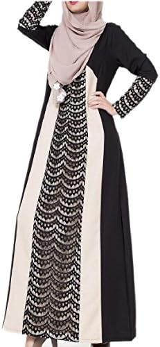 CBTLVSN Women Print Kaftan Islamic Abaya Muslim Turkish Robes Gown Dress