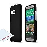 HTC One Remix Case, [Black] Slim Grip Rubberized Hard Plastic Case for HTC One Remix (2014)