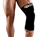 Copper Fitness NON SLIP Recovery Knee Brace, #1 PREMIUM Copper Compression Infused Recovery Sleeve, Protects Patella, Pain Relief for Running, Sports & Wear for Men And Women - Single