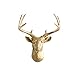Wall Charmers Mini Gold Faux Deer Head - 14