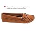 Minnetonka Women's Kilty Suede Softsole Moccasin,Brown,7.5 M US