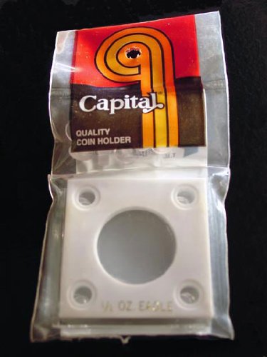Capital Plastics 2x2 Holder - 1/2 oz EAGLE in White