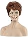 DIY Wig Short Brown Pixie Cut Wigs for Women With Bang,Natural Fluffy Daily Use Hair 9 Inches