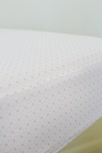 Petunia Pickle Bottom Dreaming in Dax 3 Piece Crib Bedding Set, Pink/Gray/White