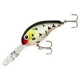 Bandit Crank 300-Series 2-Inch Mad Cow 8 to 12-Feet Deep Bait (White)