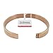 7th Element Love Bangle Polished Stainless Steel Classical Band Bangle Bracelet for Womens Mens 6.3inch-7.1inch