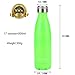 AOMERLY Stainless Steel Water Bottle Double Walled Vacuum Sports Bottles - BPA Free - Green