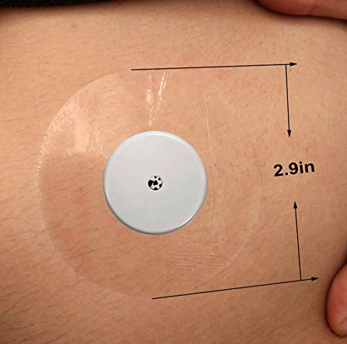 HiBell 25-Pack Freestyle Libre CGM Patches, Pre Cut Clear Waterproof Adhesive Patches, Hypoallergenic Tape, Freestyle Libre CGM Sensor Protection Stickers