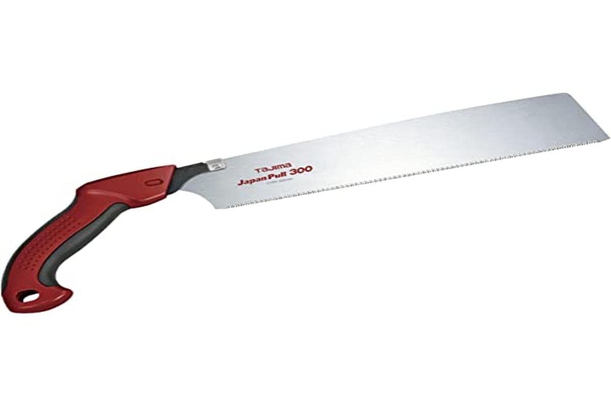 Tajima 96843 JPR300A Aluminist Japanese Pull Saw for Precise Rapid Wood Cuts, Black/Silver, 300mm