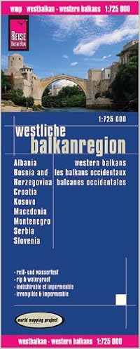 Western Balkans Map from Reise-Know-How