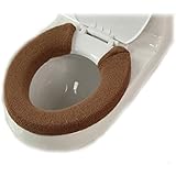 Soft Warm Thicken Toilet Seats Covers (Coffee)