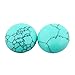 12pcs Cabochon Stone Beads 20x20mm Round Chakra Healing Crystal Semi Gemstones CAB Random Color Bulk for Necklace Jewelry Making(No Holes)