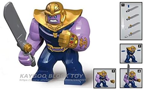 PampasSK Blocks - Large Super Heroes Anti Venom Riot Carnage Movie Hulkbuster Darkseid Green Lantern Figure Set Building Block Brick Gift Kids Toy 1 PCs