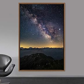 signwin Framed Canvas Sky of Stars Astronomy &...