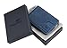 NapaWalli RFID Blocking Bifold Slim Genuine Leather Thin Minimalist Front Pocket Wallets for Men Money Clip (vintage deep blue)
