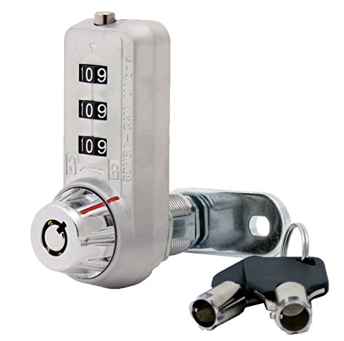 Combi-Cam FJM Security 7440M & Keys, 0.875, Chrome