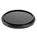 Fotga 58mm Slim Fader Variable Adjustable ND2 to ND400 ND Neutral Density Filter for Sony Canon Nikon Pentax Panasonic Olympus Richo Fujifilm Leica Dslr Camera with 58 mm Thread (58mm)