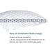 LIANLAM Shredded Memory Foam Pillow for Sleeping,Cooling Pillow with Premium Adjustable Loft Bed Pillow,Washable Removable Cover from Derived Rayon（Queen）