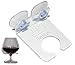 for Her Wife Girlfriend Wine Glass Bath Holder Caddy Bathtub Products Shower Accessories Gifts Ideas for Women Wife Mother Mom Employee Cup Holder Bathroom Cupholder Romantic