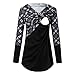 Maternity Nursing Hoodie Top T Shirt,Crytech Pregnant Women Long Sleeve Plaid Patchwork Hooded Pullover Sweatshirt Tee for Breastfeeding Casual Fall Winter Clothes (Large, Grey)thumb 1