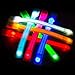 PROLOSO LED Armbands, Light Up Bracelets, Flashing Sports Wristband Pack of 8 Glow in The Dark Party Supplies