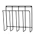 Spectrum Diversified Magazine Rack, Wall Mount, Black