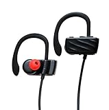 Bluetooth Headphones Wireless Stereo In-Ear Noise Cancelling Earbuds with Mic Bluetooth V4.1 Sport Sweatproof Running Earphones (Black)