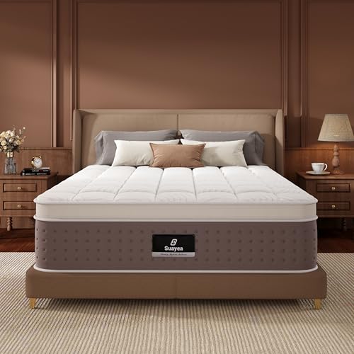 Photo 1 of Queen Mattress, 14 Inch Hybrid Queen Size Mattress in a Box, Cooling Gel Memory Foam Mattresses with Individual Pocket Springs, Pressure Relief, Medium Firm, Upgraded Extra Edge Support, CertiPUR-US