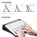 Antbox Case for iPad mini 5 2019 (5th Generation 7.9 inch) / iPad mini 4 with Built-in Pencil Holder PU Leather Smart Cover with Auto Sleep/Wake Stand Function (Red)