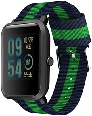 Opeer Woven Nylon Replacement Bracelet Strap for Xiaomi Huami Amazfit Bip (C)