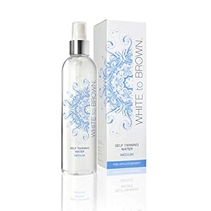 WHITE-to-BROWN-Self-Tanning-Water-Medium-A-Transparent-Self-tan-That-Dries-Instantly-With-No-Transfer-For-A-Long-lasting-Natural-looking-Streak-free-Golden-Tan-250ml WHITE to BROWN Self Tanning Water made with Natural Ingredients. A Transparent Tan that Dries Instantly, with No…