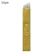 Tattoo Blade 100 Pics Tattoo Needles Copper PCD Permanent Eyebrow Makeup Manual Tattoo Bevel Blades 12 Needles Permanent Makeup Needles Blade Kit