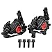 Bicycle Disc Brake Mountain Bike Hydraulic Disc Brake Rust Resistance Aluminum Alloy Lining Bicycle Gear (Black)thumb 1