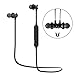 Wireless Sports Earphones for Call and Music,Bluetooth 4.1 Bluetooth Earbuds with Superior Audio Performance Built-in Magnet Microphone Headset (BLACK)