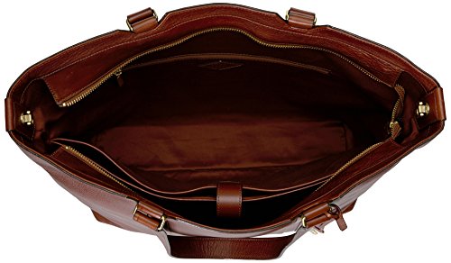 Maya Work Tote-Brown Fossil