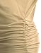 DOUBLJU Womens Short Sleeve Cut Off Shoulder Dolman Tunic Top