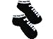 Victoria's Secret PINK No Show Socks One Size Black PINK logo