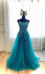 Chicbridal Lace Appliques Ball Gowns Spaghetti