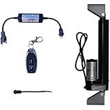WindyNation 12 Volt, 225 lbs Linear Actuator + Wireless Remote Control DPDT Switch + Actuator Mounting Brackets
