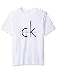 Calvin Klein - Camiseta de manga corta para hombre con logotipo de Ck