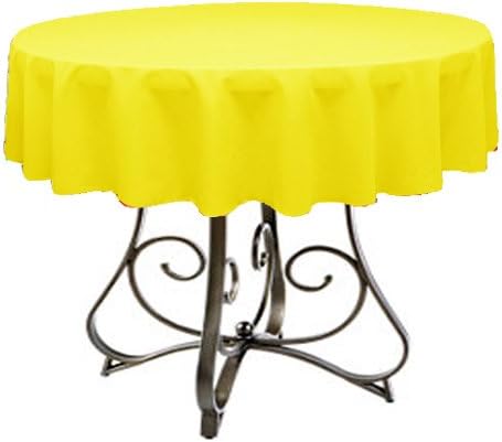 Tablecloth for 48" Round Table by Florida Tablecloth Factory (Lemon)