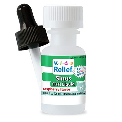 Kids Relief for Sinus-Oral Liquid for Ages 0-9 Years Raspberry, 0.85 Fl Oz