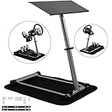 VEVOR Steering Wheel Stand Steering Wheel 360 Degree Stepless Adjustable Wheel Stand Shifter Mount Stand fit for Logitech G29/G920/G25/G27 Racing Wheel, Wheel Pedals Not Included